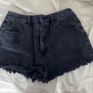 Black PacSun shorts size 26 fits a small